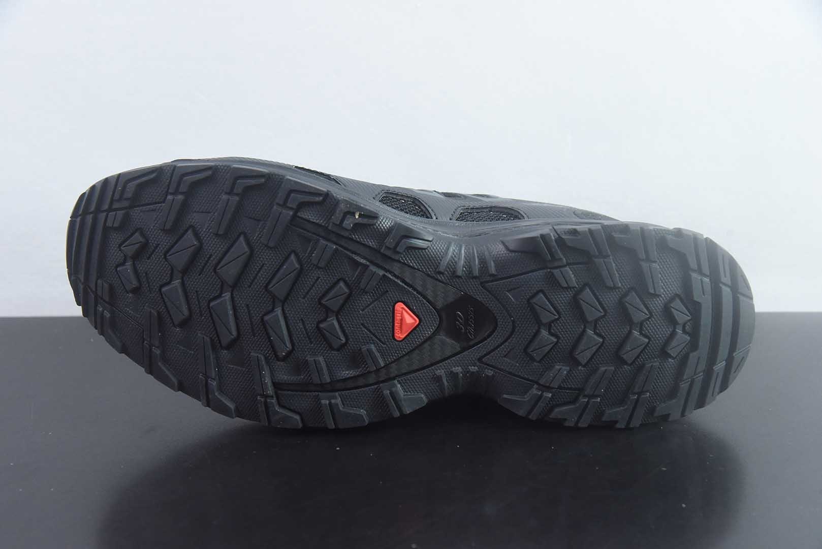 萨洛蒙 SALOMON XA PRO 3D AMPHIB 舒适柔软半 黑色拖鞋 外穿 水陆两栖涉水户外透气 机能潮流镂空 防滑防臭抓地支撑减震轻便 溯溪鞋 纯原版本 货号:477400 实拍细节图
