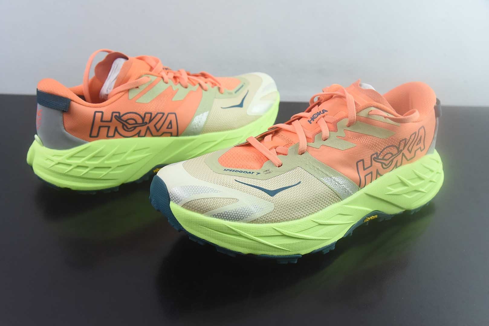 霍伽 HOKA ONE ONE Speed Goat 7 1171928/PYZ 黄色跑步鞋 纯原版本 货号：GLF26450839 实拍细节图