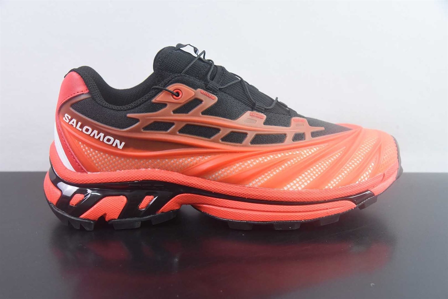 萨洛蒙 SALOMON XT-EVO 运动潮流城市休闲复古舒适透气 低帮 黑橙跑步鞋 纯原版本 货号:L49177900 实拍细节图