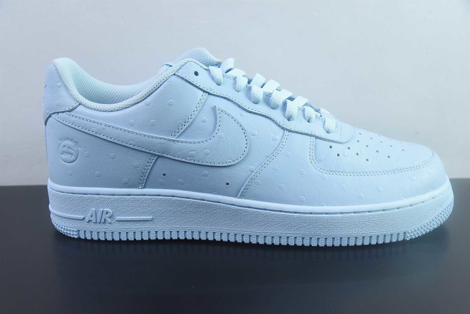 耐克 Nike Air Force 1 Low x Travis Scott Cactus Jack 低帮联名 蓝色板鞋 纯原版本 货号：JF7727-400 实拍细节图