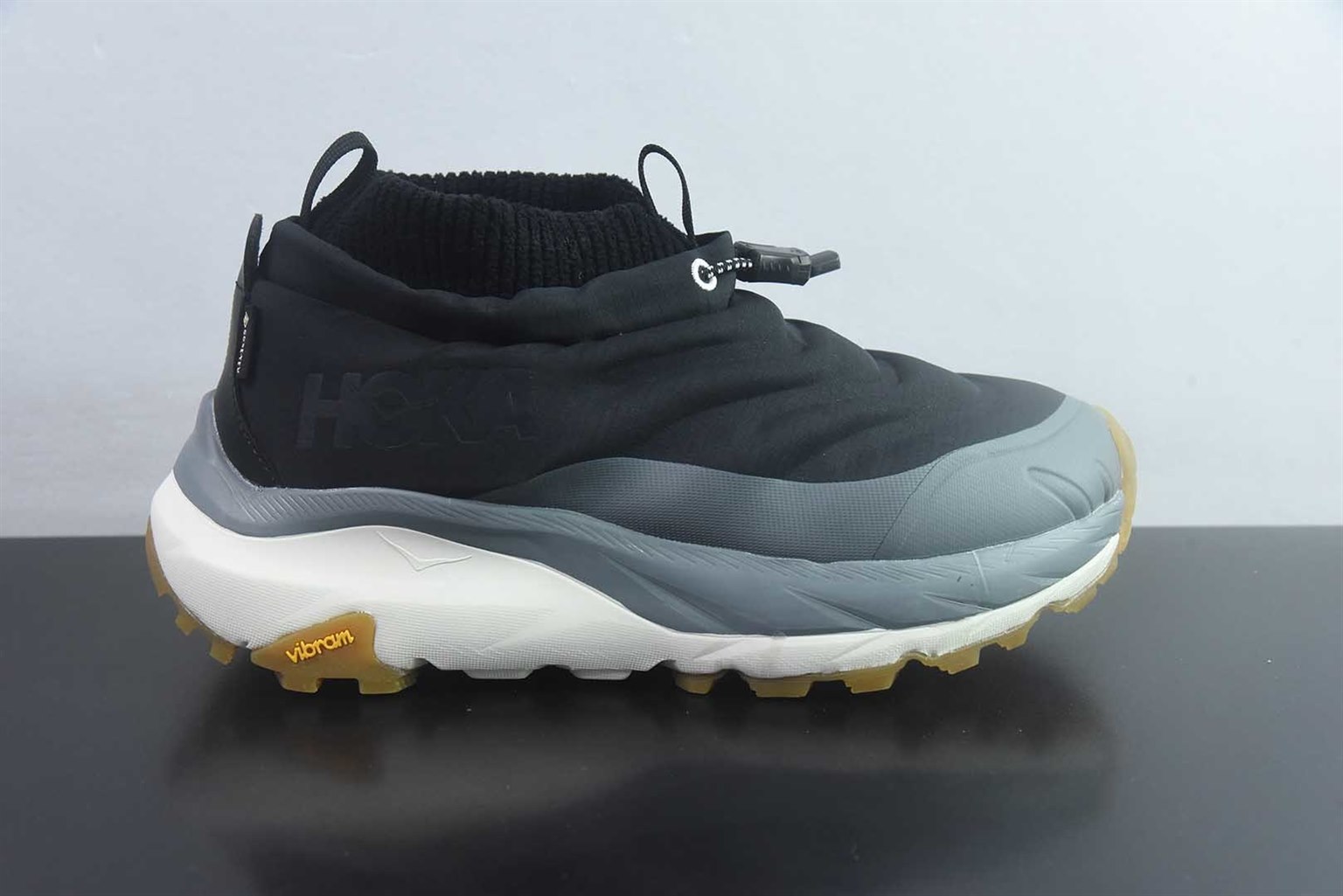 霍伽 HOKA ONE ONE KAHA 2 FROST MOC GTX 卡哈 2 中帮 黑色徒步鞋 纯原版本 货号:1155210-BBLC 实拍细节图
