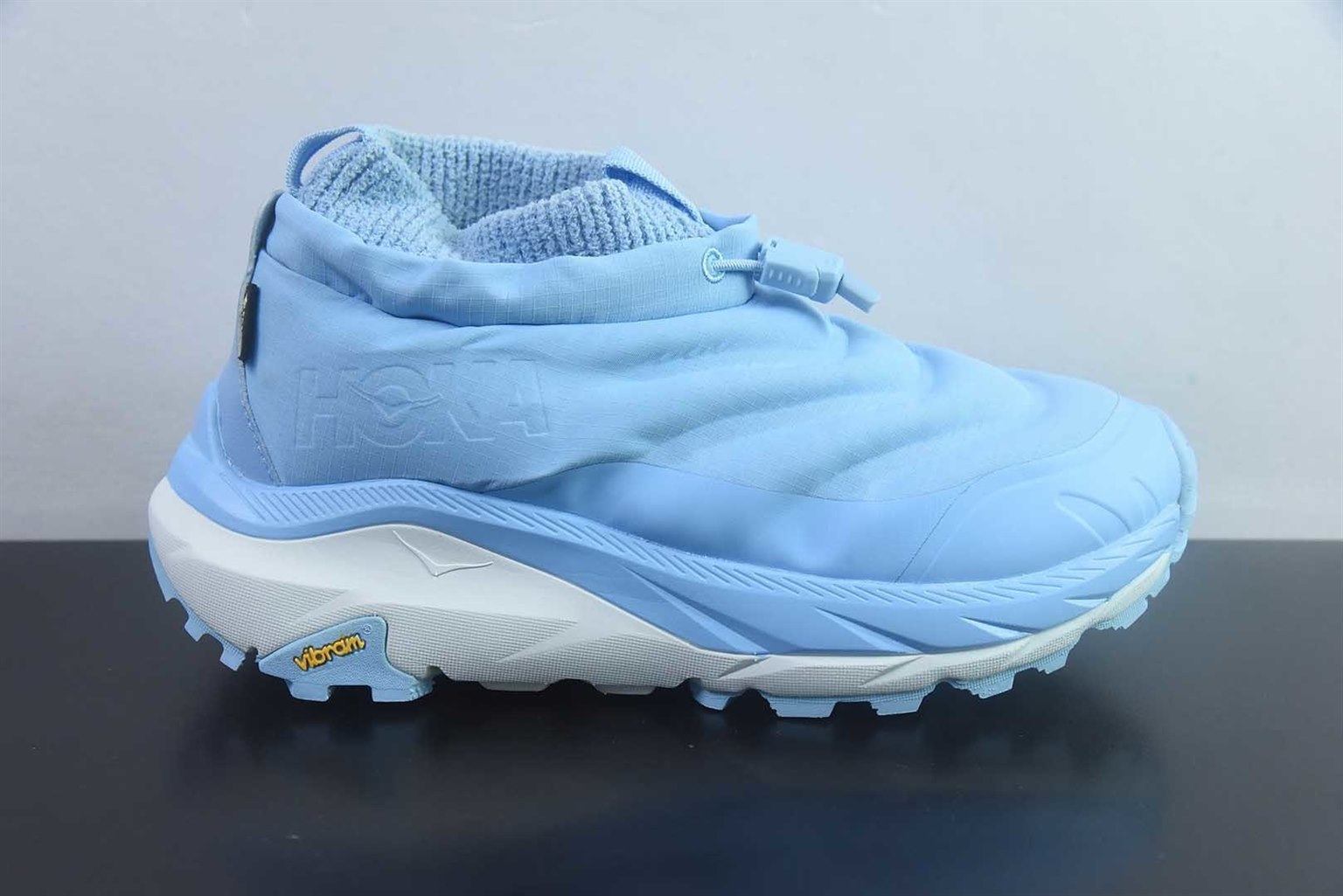 霍伽 HOKA ONE ONE KAHA 2 FROST MOC GTX 卡哈 2 中帮 蓝色徒步鞋 纯原版本 货号:1155196-DZL 实拍细节图