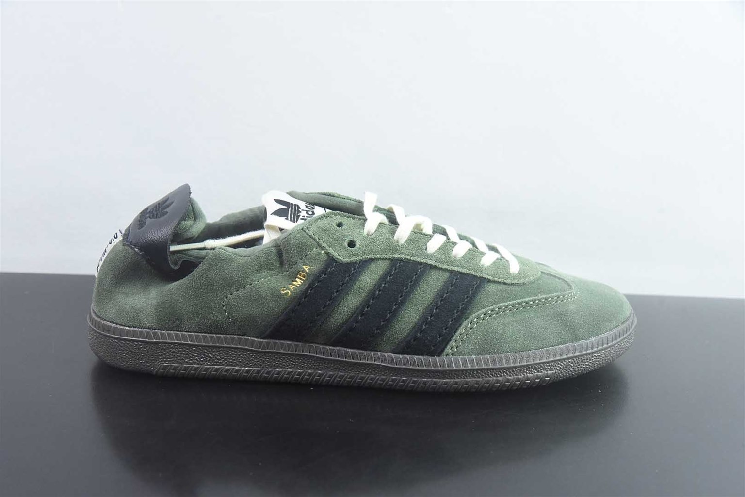 阿迪达斯 Adidas originals x Song For The Mute Samba 阿迪休闲 绿白德训鞋 纯原版本 货号：HP8257 实拍细节图