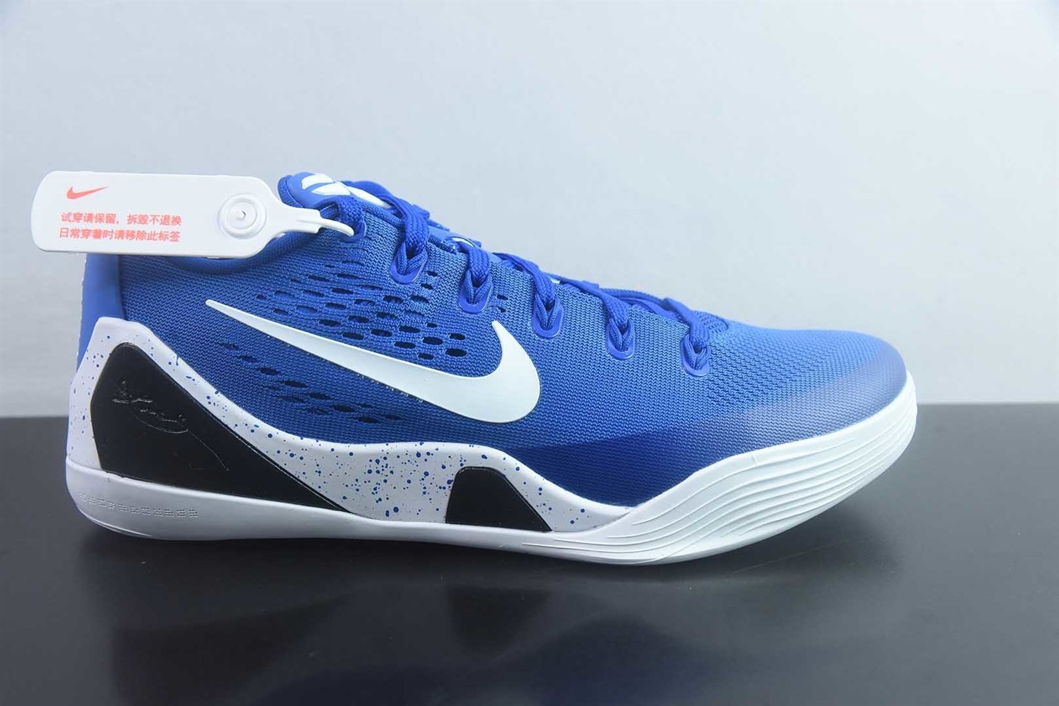 耐克 Nike Kobe 9 科比 9 科九 蓝白实战篮球鞋 纯原版本 货号:IH1401-400 实拍细节图