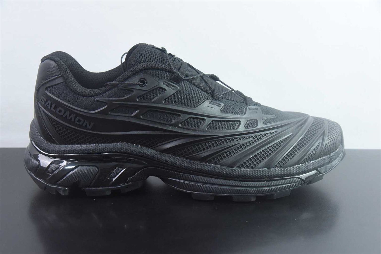 萨洛蒙 SALOMON XT-EVO 运动潮流城市休闲复古舒适透气 低帮 黑色跑步鞋 454042 纯原版本 货号:XLC81096244 实拍细节图
