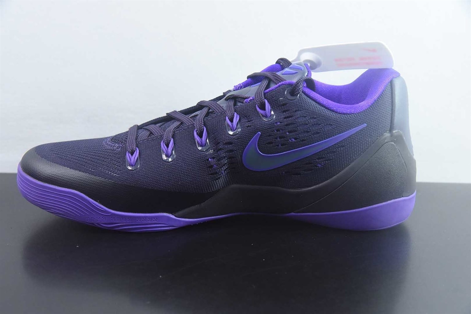 耐克 Nike Kobe 9 EM Low Protro 紫色低帮篮球鞋 纯原版本 货号：IH1401-500 实拍细节图
