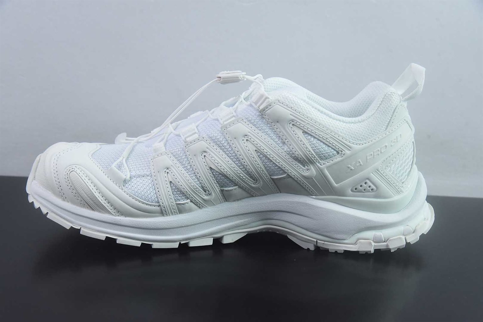 萨洛蒙 SALOMON XA PRO 3D 贴合舒适 GTX 防水 科技风 越野 白色跑鞋 454406 纯原版本 货号:QHDS61455748 实拍细节图