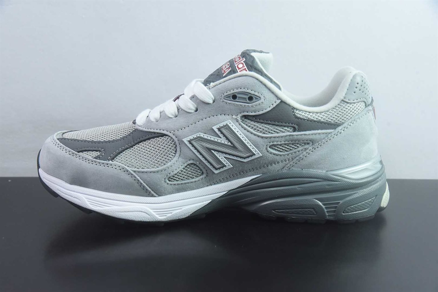 新百伦 New Balance 990v3 Made in USA 复古 灰色跑鞋 纯原版本 货号:M990VS3 实拍细节图