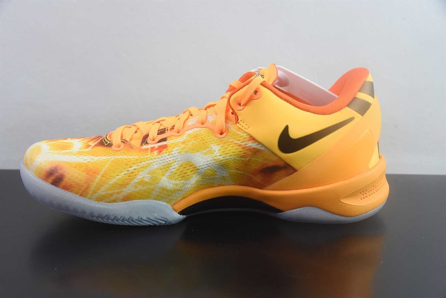 耐克 Nike 【灭世海外版】 Zoom Kobe Ⅷ System 科比 8 代复刻实战运动低帮 橙色文化篮球鞋 上海烟花 纯原版本 货号:IO6259-800 实拍细节图