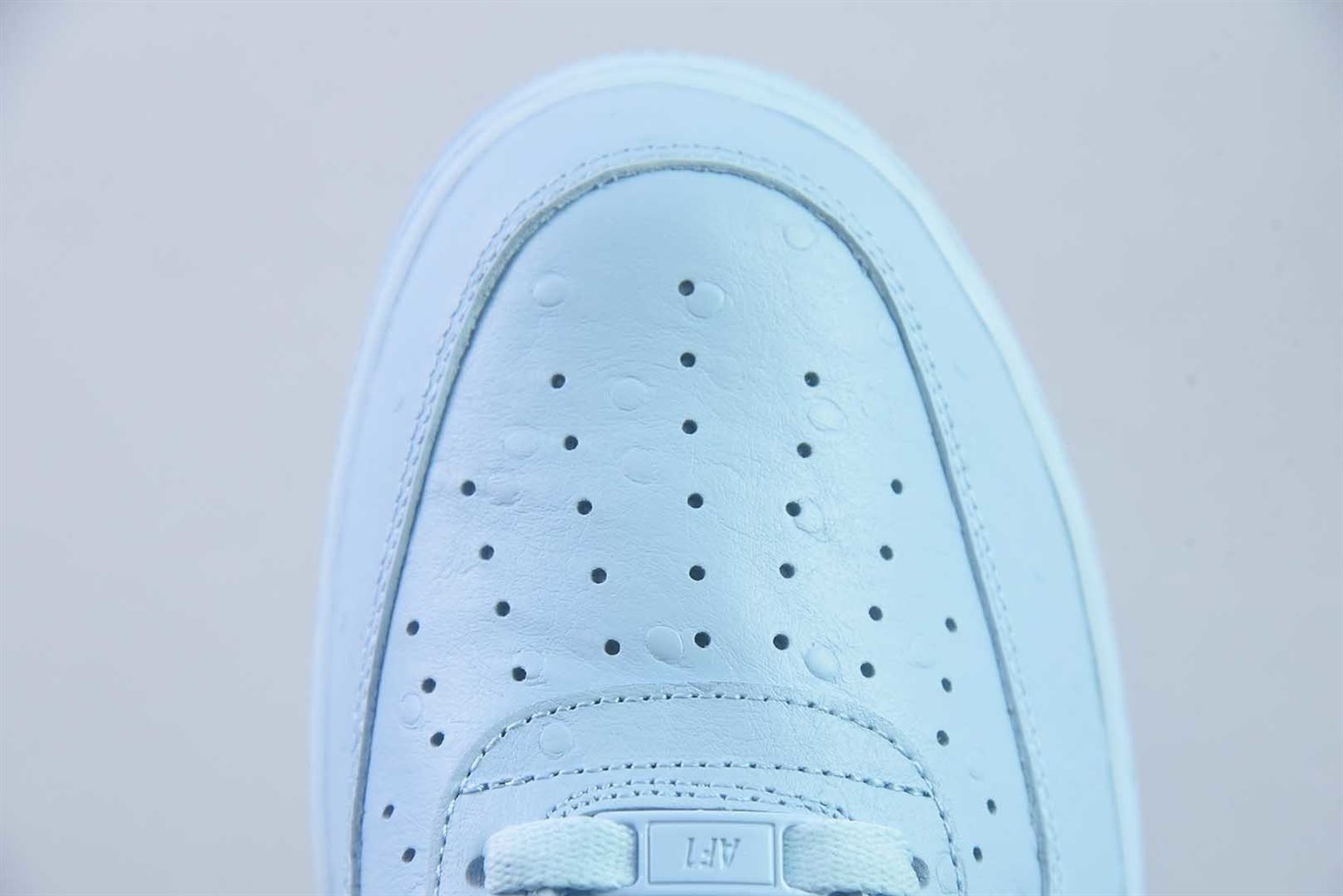 耐克 Nike Air Force 1 Low x Travis Scott Cactus Jack 低帮联名 蓝色板鞋 纯原版本 货号：JF7727-400 实拍细节图