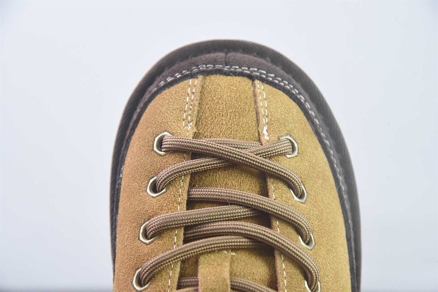 UGG W Heritage Lace-Up 系带毛毛厚底 栗色拖鞋 纯原版本 货号:1180361-SNDC 实拍细节图