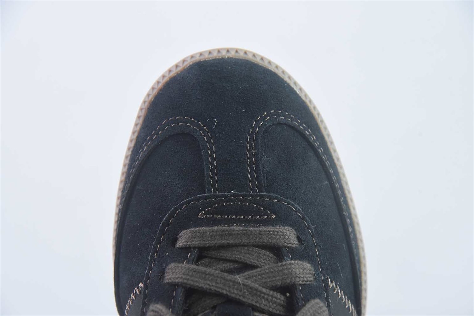阿迪达斯 Adidas Samba OG Mule 阿迪三叶草休闲加绒一脚蹬半拖 黑棕 纯原版本 货号:HP5054 实拍细节图