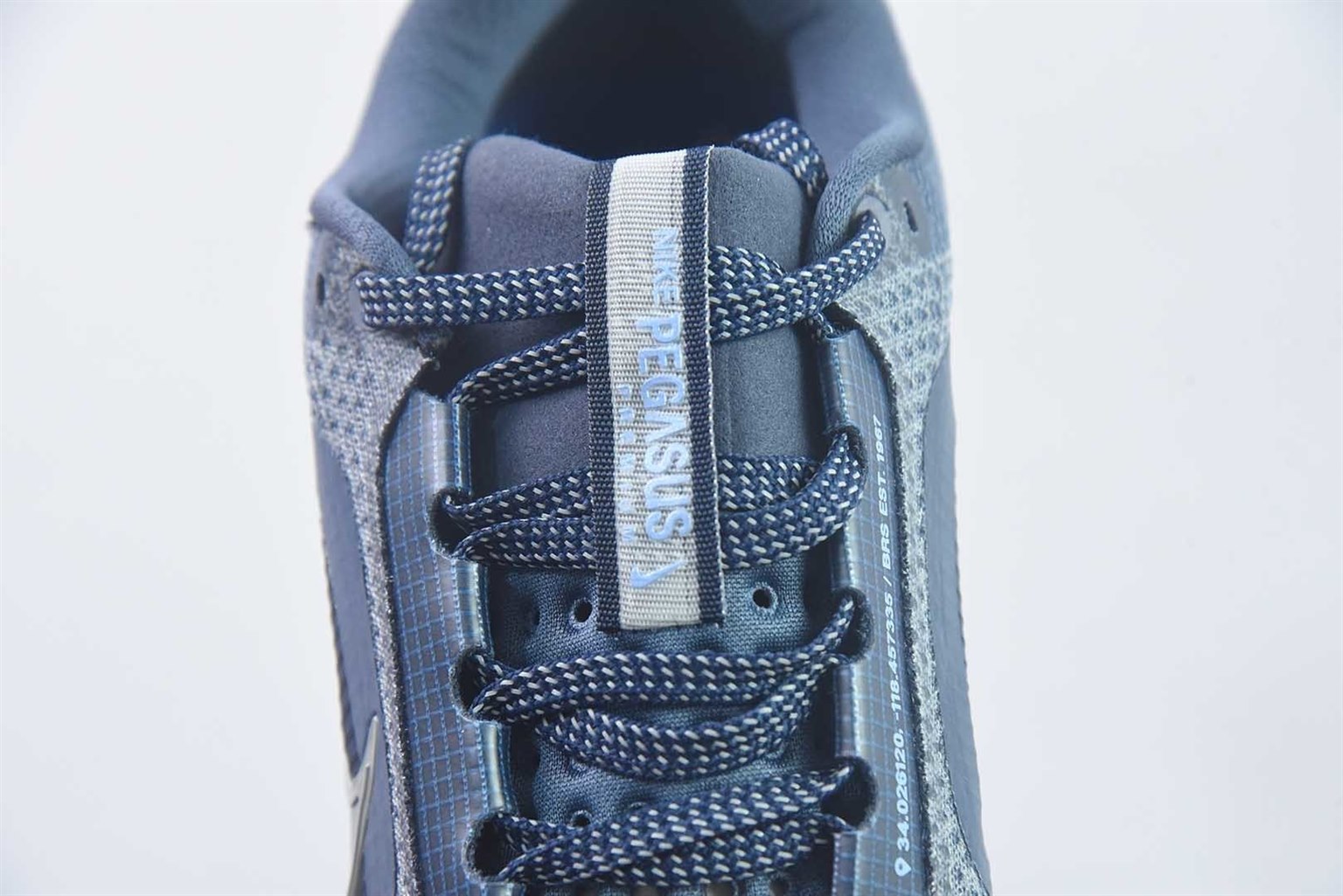 耐克 Nike Pegasus Premium 飞马全掌气垫跑步 蓝灰运动鞋 纯原版本 货号:HQ2592-405 实拍细节图