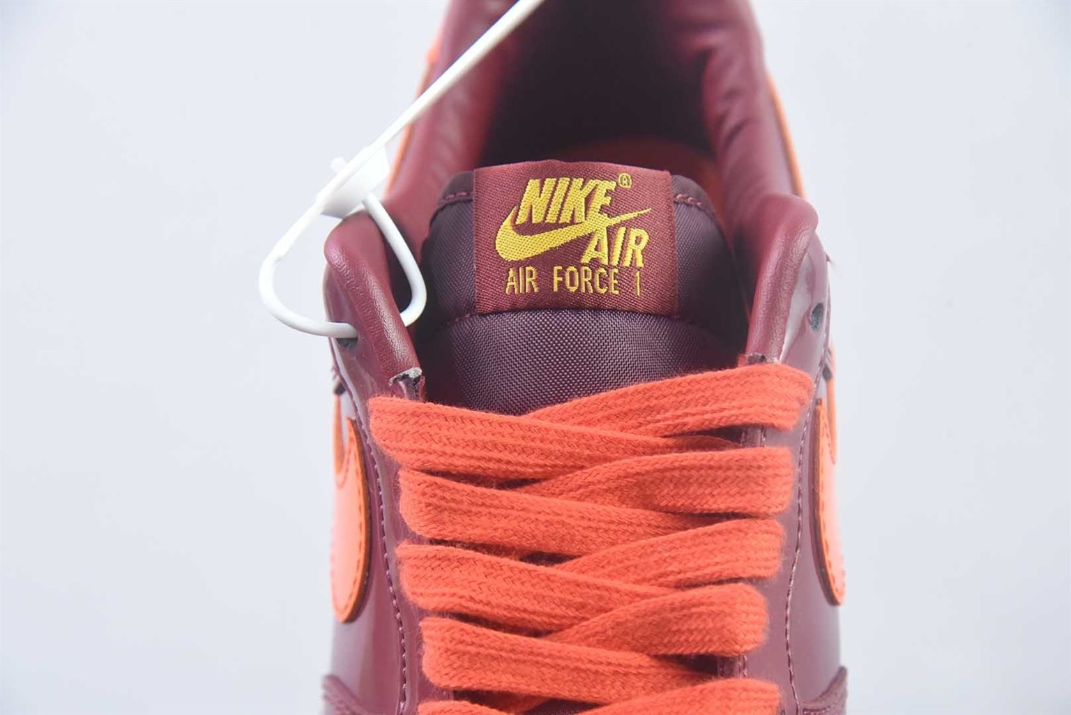 耐克 Nike Air Force 1 Patent Pack 红色 纯原版本 货号：IO4489-601 实拍细节图