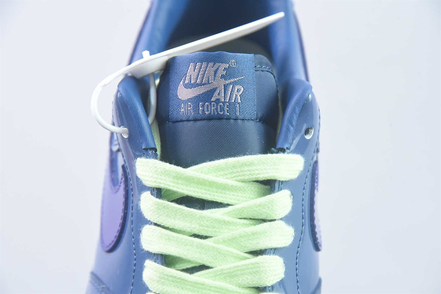 耐克 Nike Air Force 1 Patent Pack 蓝色 纯原版本 货号:IO4489-400 实拍细节图