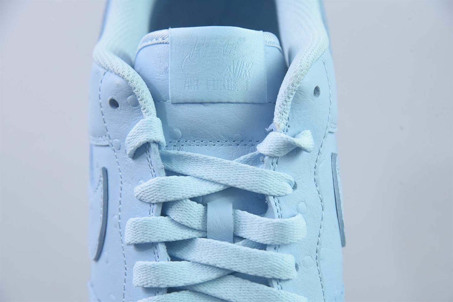 耐克 Nike Air Force 1 Low x Travis Scott Cactus Jack 低帮联名 蓝色板鞋 纯原版本 货号：JF7727-400 实拍细节图