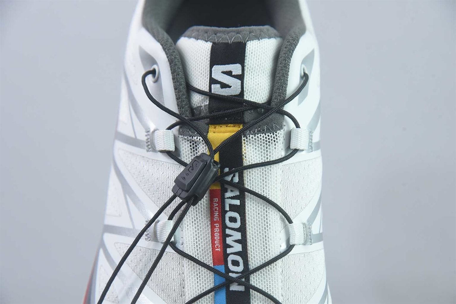 萨洛蒙 SALOMON XT-6 EXPANSE 白灰红跑步鞋 纯原版本 货号:478644 实拍细节图