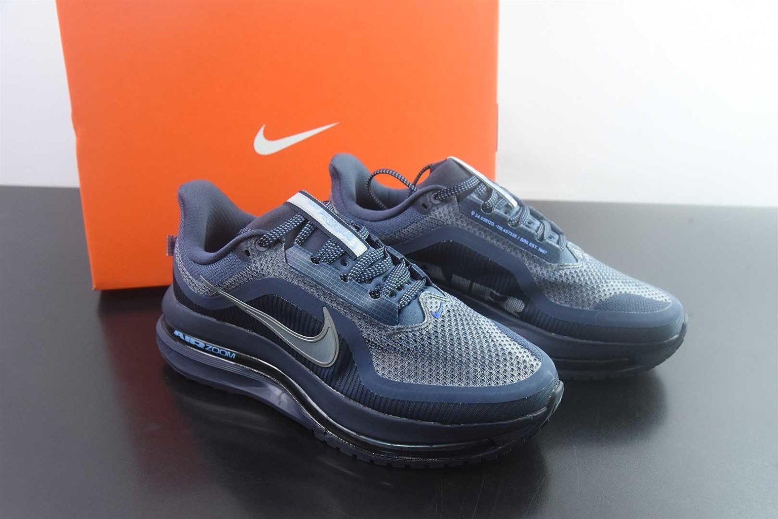 耐克 Nike Pegasus Premium 飞马全掌气垫跑步 蓝灰运动鞋 纯原版本 货号:HQ2592-405 主图