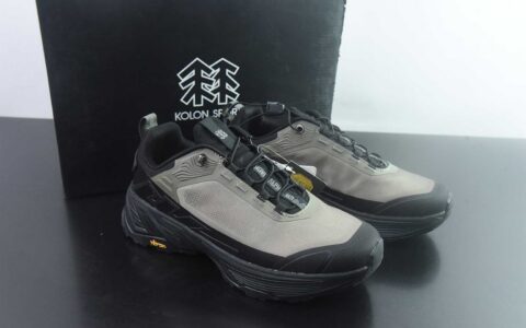 可隆 KOLON SPORT MOVE ALPHA lite 耐磨透气轻便 黑灰低帮徒步鞋 纯原版本 货号：LUFH5AN038