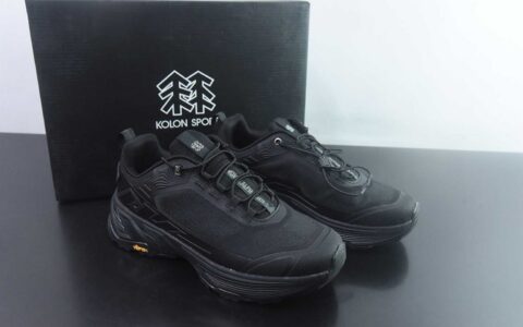 可隆 KOLON SPORT MOVE ALPHA lite 耐磨透气轻便 黑色低帮徒步鞋 纯原版本 货号：LUFH5AN038