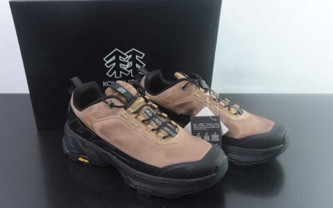 可隆 KOLON SPORT MOVE ALPHA lite 耐磨透气轻便 卡其低帮徒步鞋 纯原版本 货号：LUFH5AN038 主图