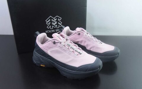 可隆 KOLON SPORT MOVE ALPHA lite 耐磨透气轻便 粉色低帮徒步鞋 纯原版本 货号：LUFH6MN040 主图