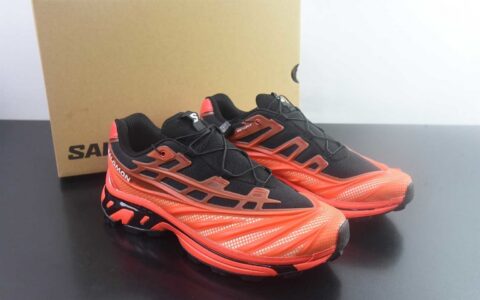 萨洛蒙 SALOMON XT-EVO 运动潮流城市休闲复古舒适透气 低帮 黑橙跑步鞋 纯原版本 货号：L49177900 主图