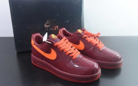 耐克 Nike Air Force 1 Patent Pack 红色 纯原版本 货号：IO4489-601