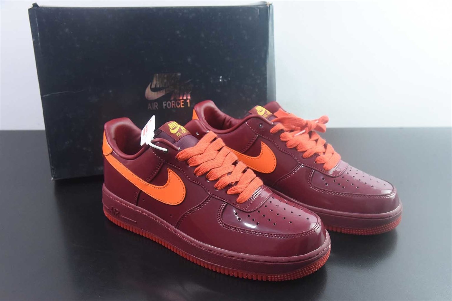 耐克 Nike Air Force 1 Patent Pack 红色 纯原版本 货号：IO4489-601 主图