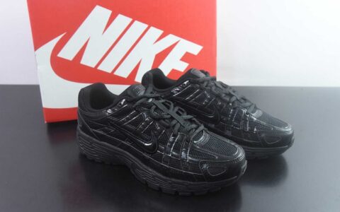 耐克 Nike CS P-6000 系列低帮复古老爹风休闲运动舒适 黑色慢跑鞋 纯原版本 货号：CD6404-002 主图