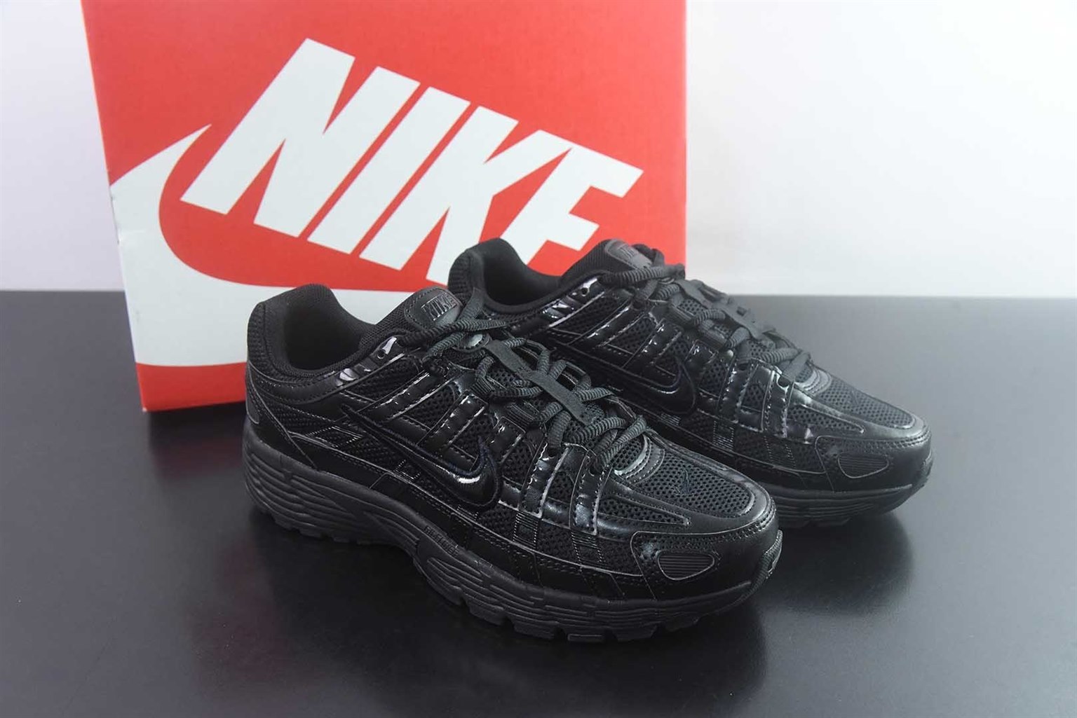 耐克 Nike CS P-6000 系列低帮复古老爹风休闲运动舒适 黑色慢跑鞋 纯原版本 货号：CD6404-002 主图