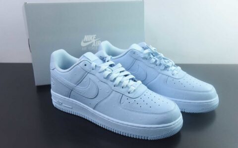 耐克 Nike Air Force 1 Low x Travis Scott Cactus Jack 低帮联名 蓝色板鞋 纯原版本 货号：JF7727-400 主图