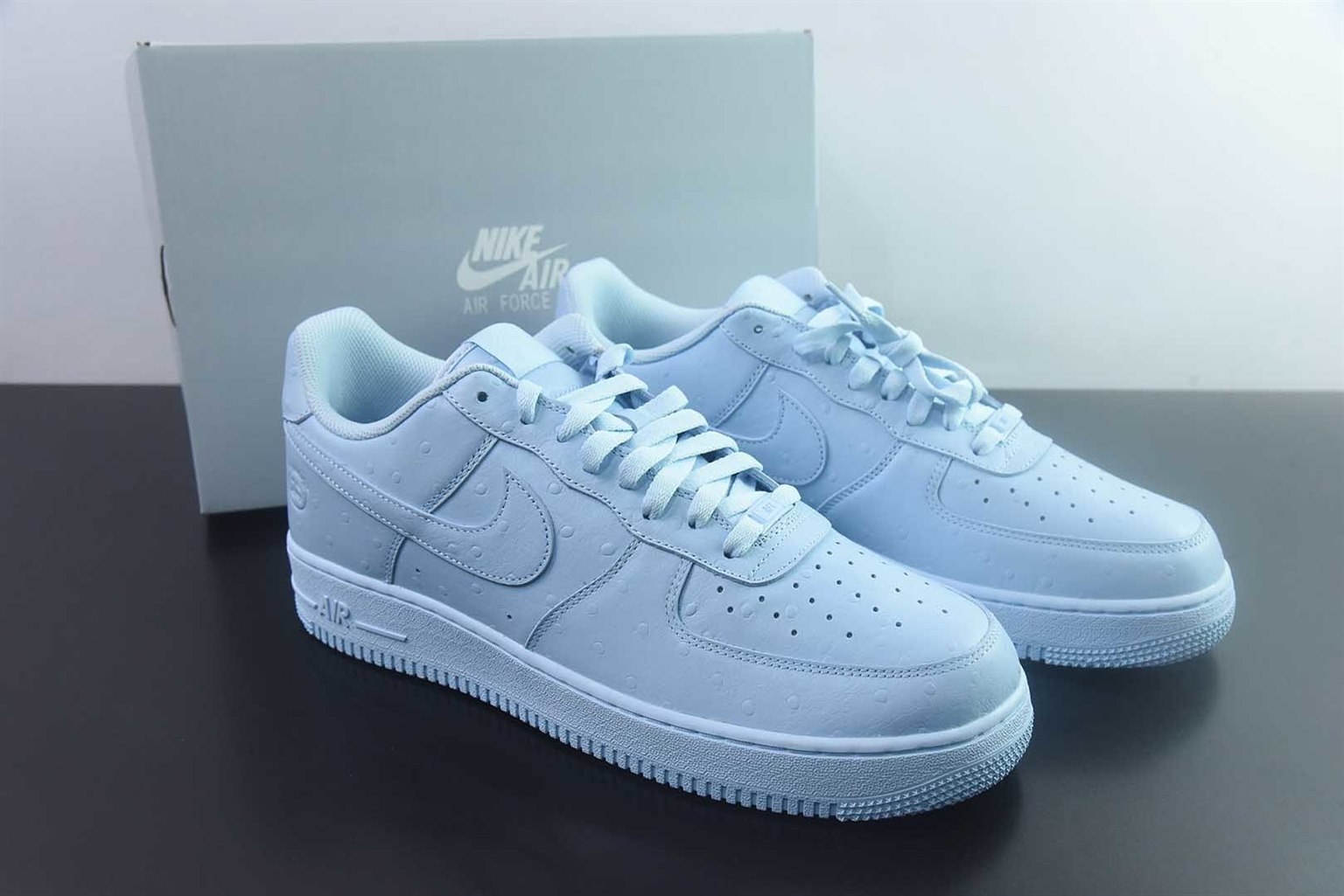 耐克 Nike Air Force 1 Low x Travis Scott Cactus Jack 低帮联名 蓝色板鞋 纯原版本 货号：JF7727-400 主图