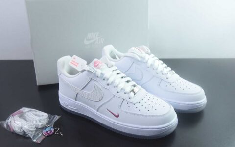 耐克 Nike Air Force 1 Low White Lotus 白粉低帮板鞋 纯原版本 货号：IV4453-100