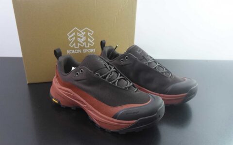 可隆 KOLON SPORT MA APPROACH NL 3.0 黑红低帮徒步鞋 纯原版本 货号：LUFH6WNY04-DN