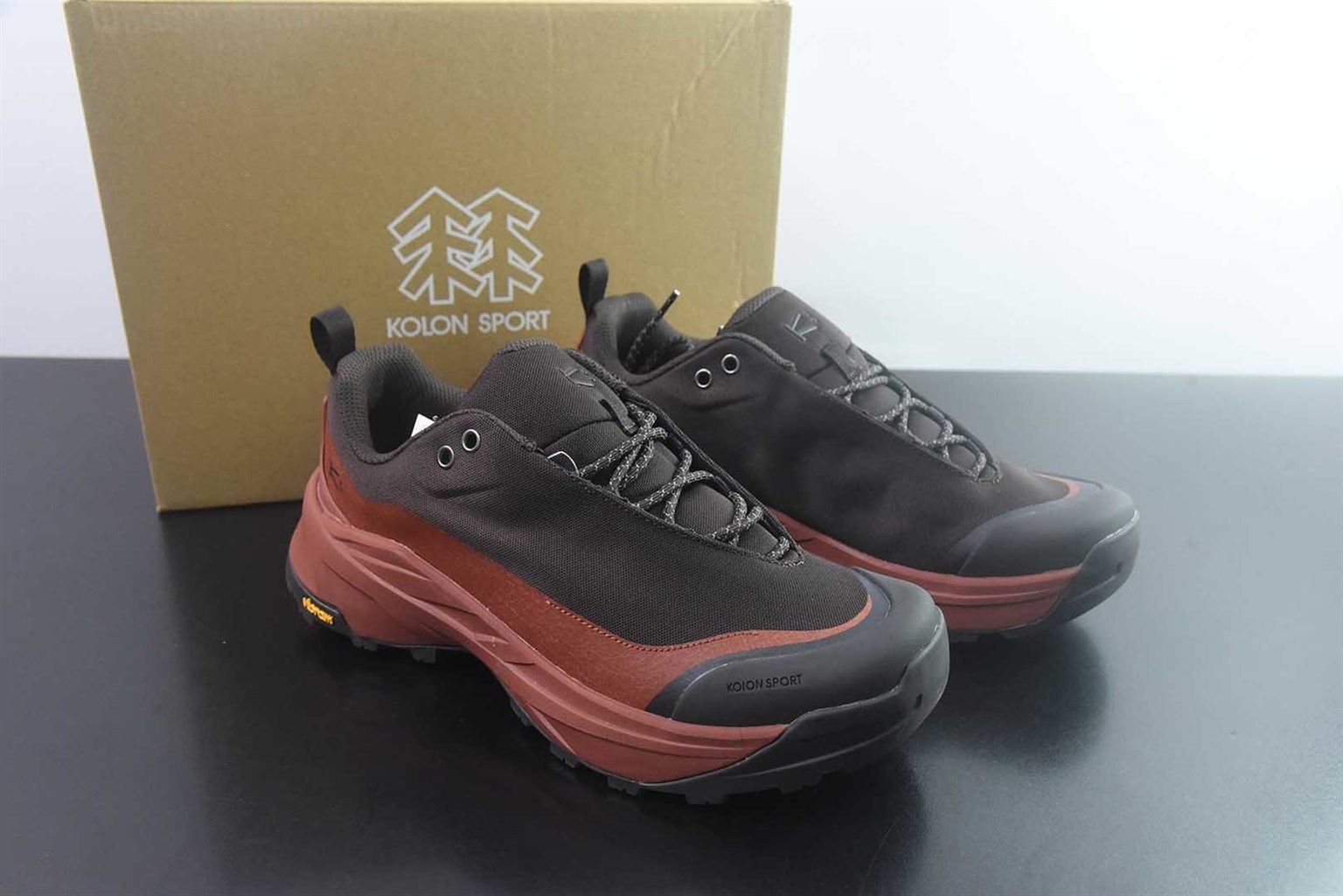 可隆 KOLON SPORT MA APPROACH NL 3.0 黑红低帮徒步鞋 纯原版本 货号:LUFH6WNY04-DN 主图