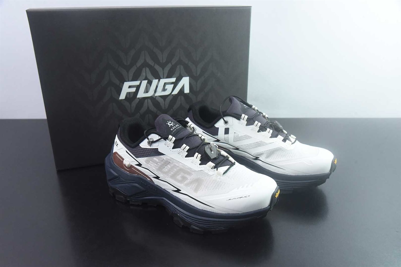 凯乐石 KAILAS FUGA EX3 厚底缓冲徒步跑山网布 TPU 减震防滑透气包裹性抗冲击轻便回弹 低帮 超强抓地力徒步 白蓝跑步鞋 纯原版本 货号:KS2513208 主图