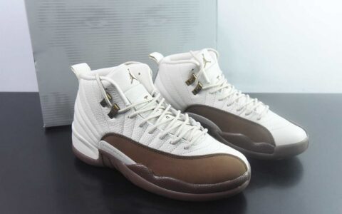乔丹 Air Jordan 12 Retro Fireside 篝火 米棕低帮篮球鞋 纯原版本 货号：CT8013-105