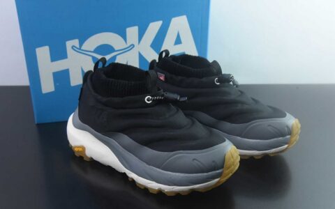 霍伽 HOKA ONE ONE KAHA 2 FROST MOC GTX 卡哈 2 中帮 黑色徒步鞋 纯原版本 货号：1155210-BBLC