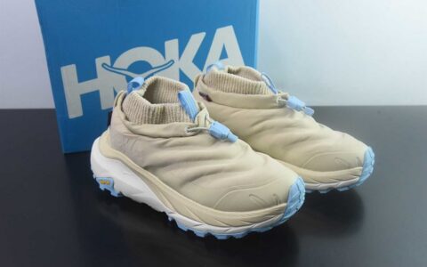 霍伽 HOKA ONE ONE KAHA 2 FROST MOC GTX 卡哈 2 中帮 卡其徒步鞋 纯原版本 货号：1155210-OKD