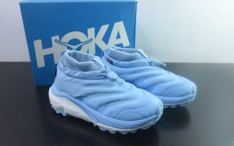 霍伽 HOKA ONE ONE KAHA 2 FROST MOC GTX 卡哈 2 中帮 蓝色徒步鞋 纯原版本 货号：1155196-DZL