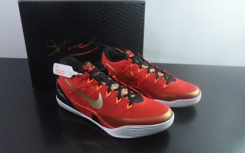 耐克 Nike 灭世版本 Max Kobe 9 Low EM Think Pink PE 科比九代舒适减震防滑 红低帮篮球鞋 金！ 纯原版本 货号：IH1400-600 主图