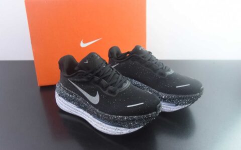 耐克 Nike Air Zoom Vomero Premium 厚底气垫 黑白跑鞋 纯原版本 货号：IU2827-001