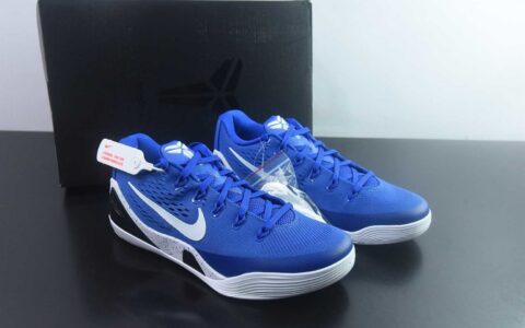 耐克 Nike Kobe 9 科比 9 科九 蓝白实战篮球鞋 纯原版本 货号：IH1401-400