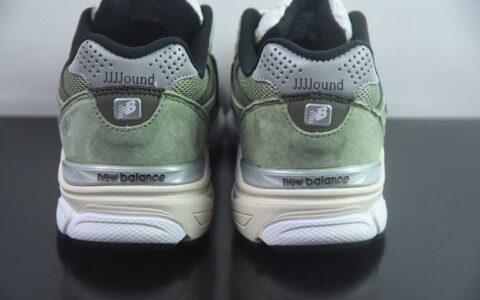 新百伦 New Balance 990v3 x JJJJound 联名 复古 橄榄绿跑鞋 纯原版本 货号：M990JD3