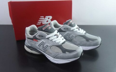 新百伦 New Balance 990v3 Made in USA 复古 灰色跑鞋 纯原版本 货号：M990VS3
