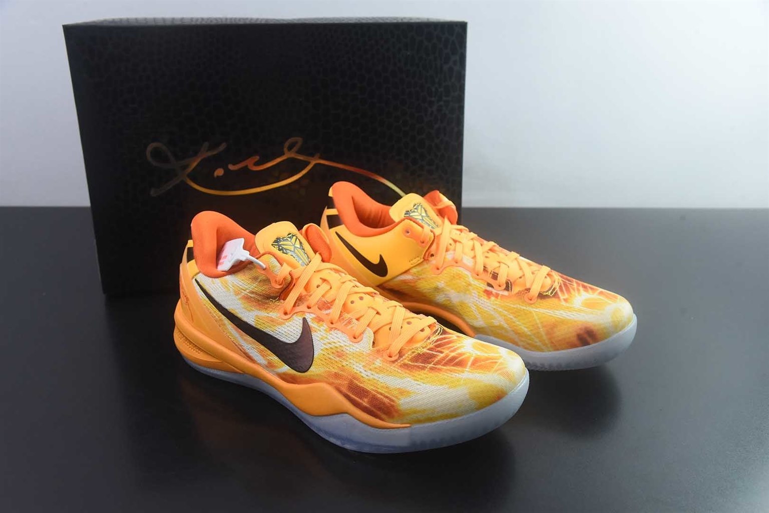 耐克 Nike 【灭世海外版】 Zoom Kobe Ⅷ System 科比 8 代复刻实战运动低帮 橙色文化篮球鞋 上海烟花 纯原版本 货号:IO6259-800 主图