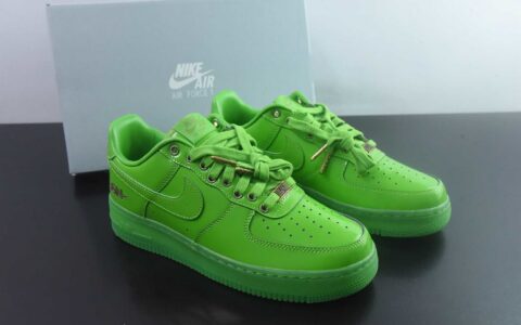 耐克 Nike s2 ‼️ 空军一号 af1 漆皮 巨人 Air Force 1 经典日常 绿色低帮板鞋 青苹果 纯原版本 货号：IV6822-399 主图