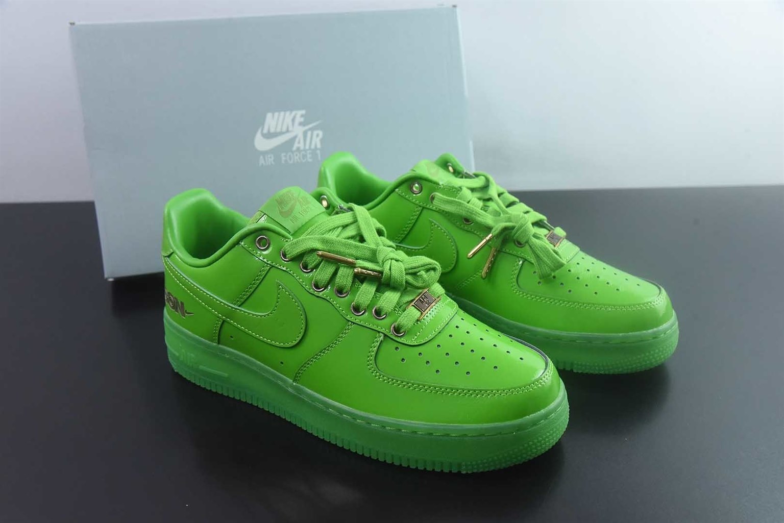 耐克 Nike s2 ‼️ 空军一号 af1 漆皮 巨人 Air Force 1 经典日常 绿色低帮板鞋 青苹果 纯原版本 货号:IV6822-399 主图