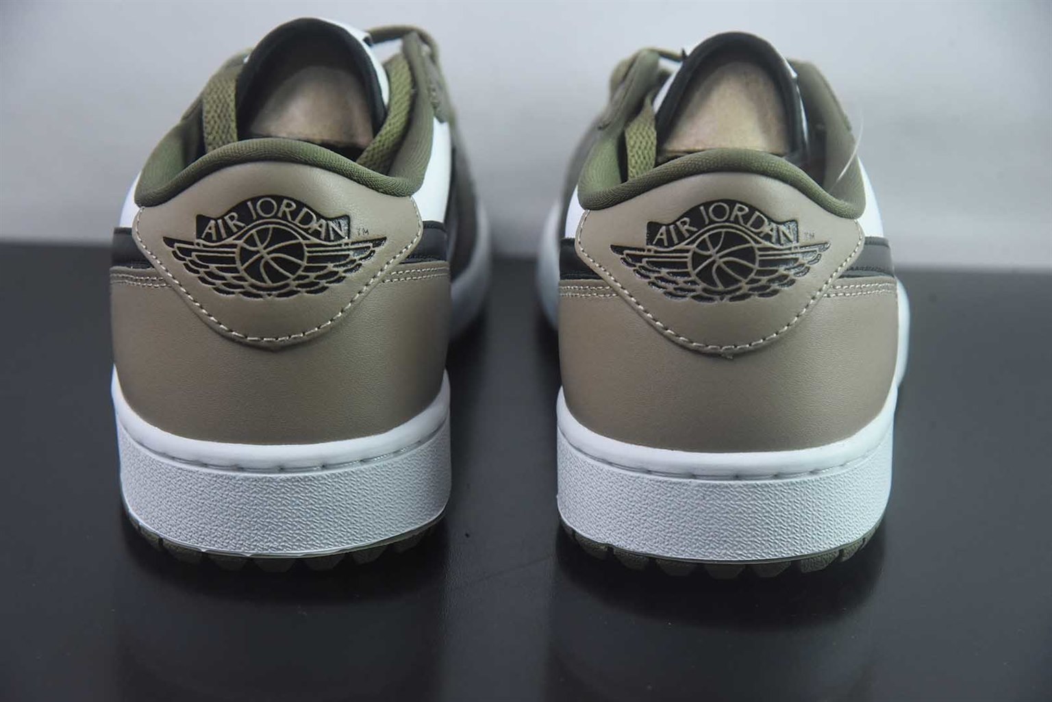 乔丹 Air Jordan 1 Low G AJ1 高尔夫球鞋 橄榄绿低帮休闲板鞋 纯原版本 货号:DD9315-121 实拍细节图
